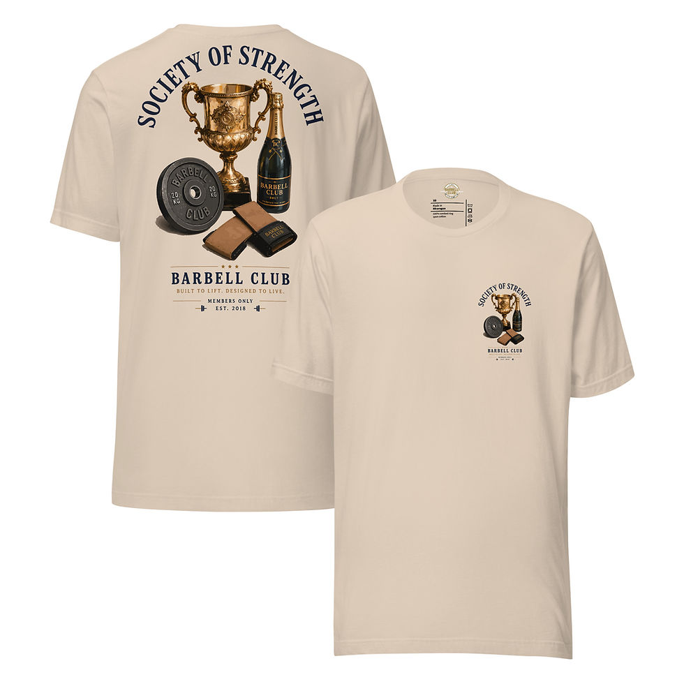 Miniaturbild: Society of strenght Unisex t-shirt