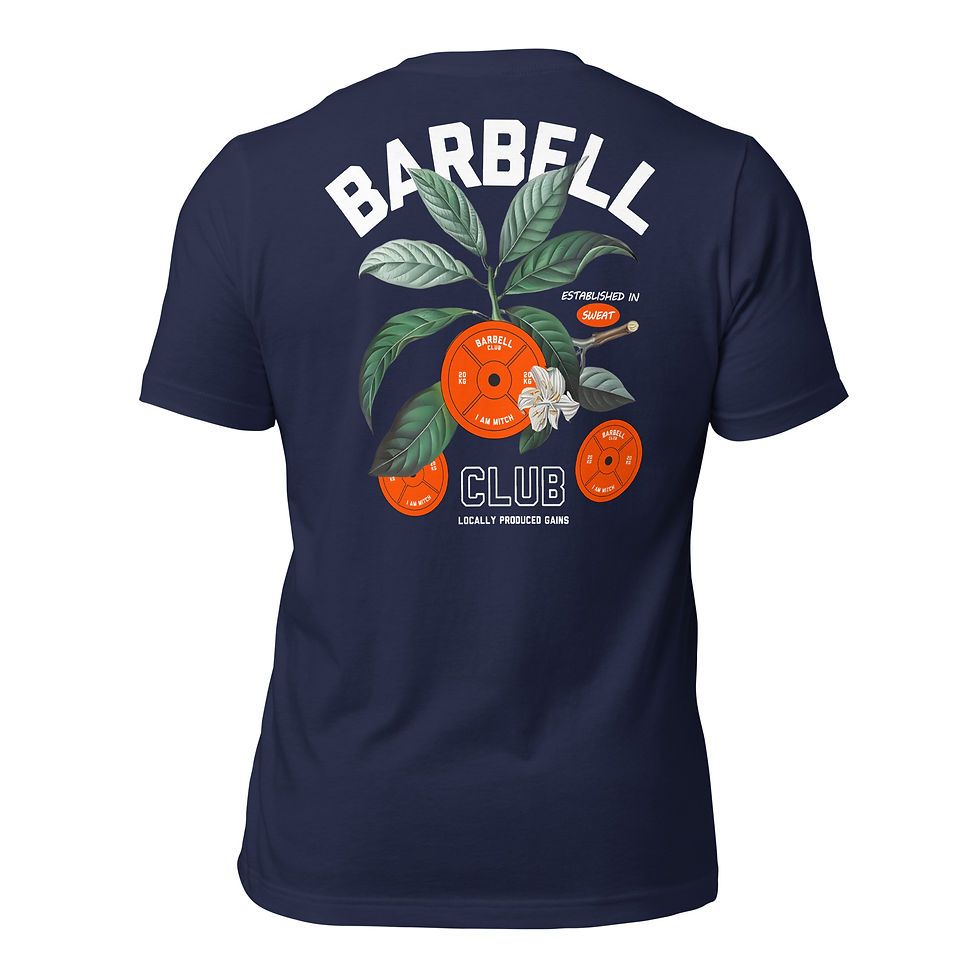 Miniaturbild: Barbell Club Produced Gains Unisex t-shirt