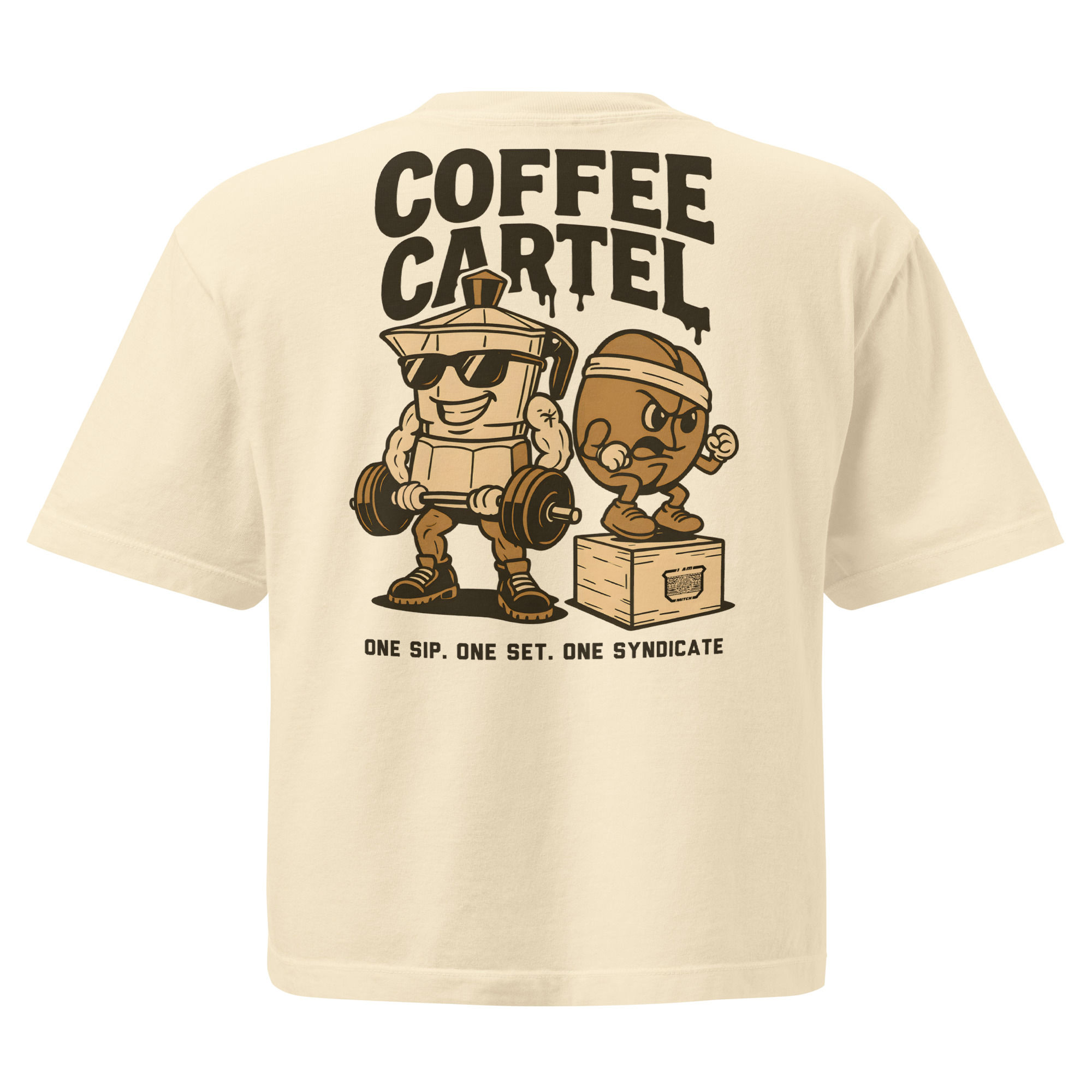 Coffee Cartel Women’s heavyweight boxy tee