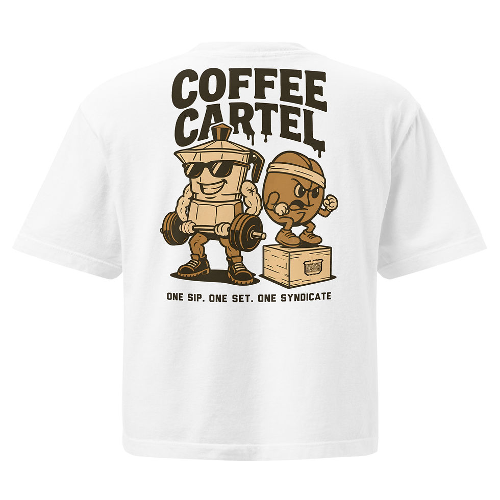 Miniaturbild: Coffee Cartel Women’s heavyweight boxy tee