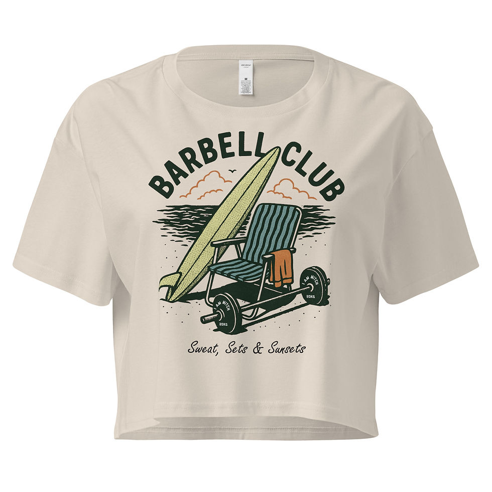 Miniaturbild: Beach Life Women’s crop top