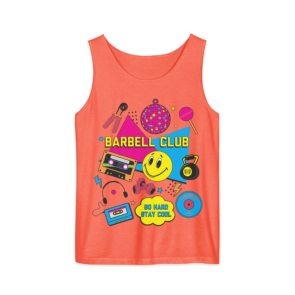 Miniaturbild: Fresh Since '90 Unisex garment-dyed tank top