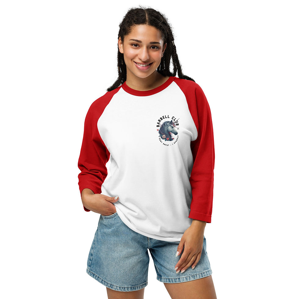 Miniaturbild: Unicorn 3/4 sleeve raglan shirt