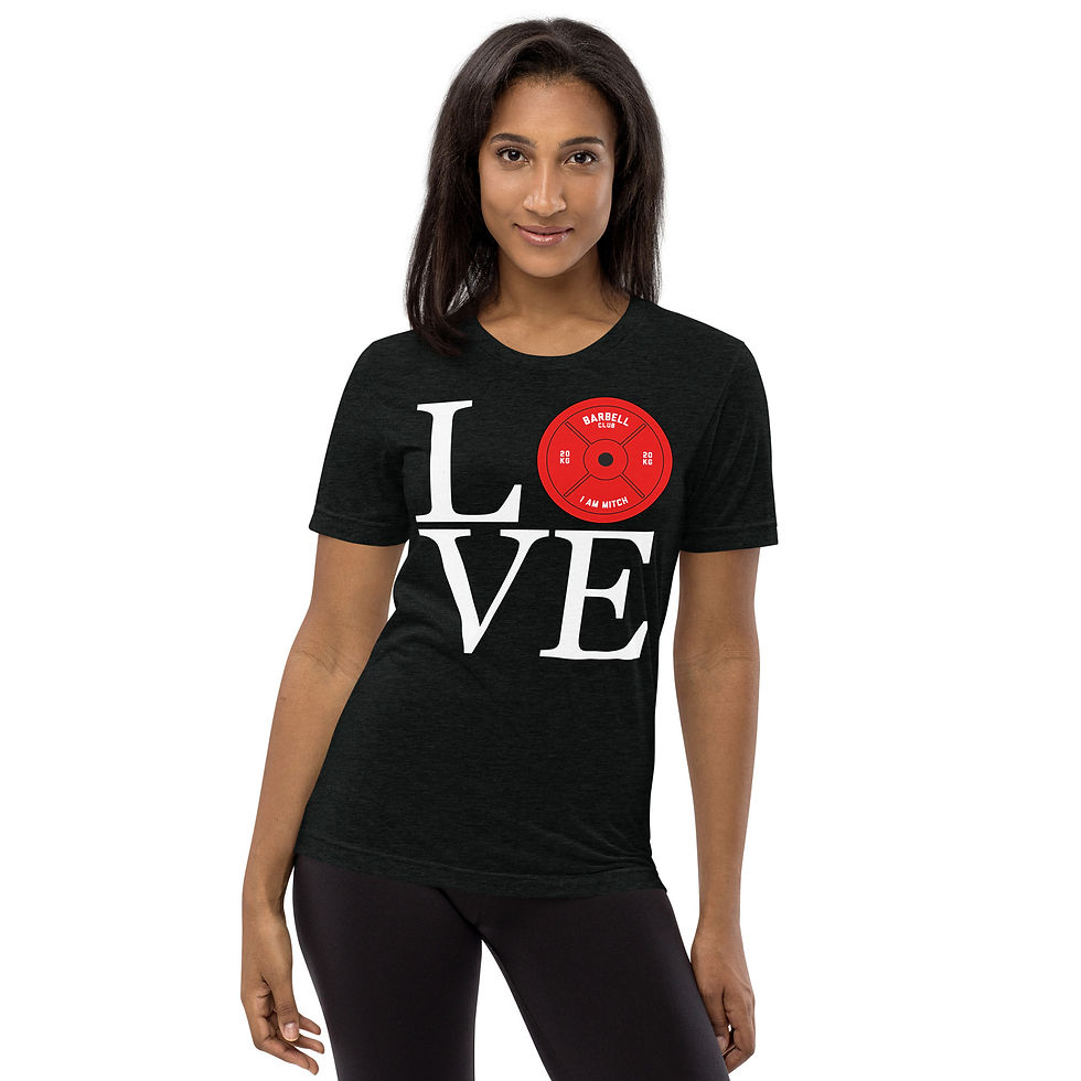 Miniaturbild: LOVE Short sleeve Triblend t-shirt