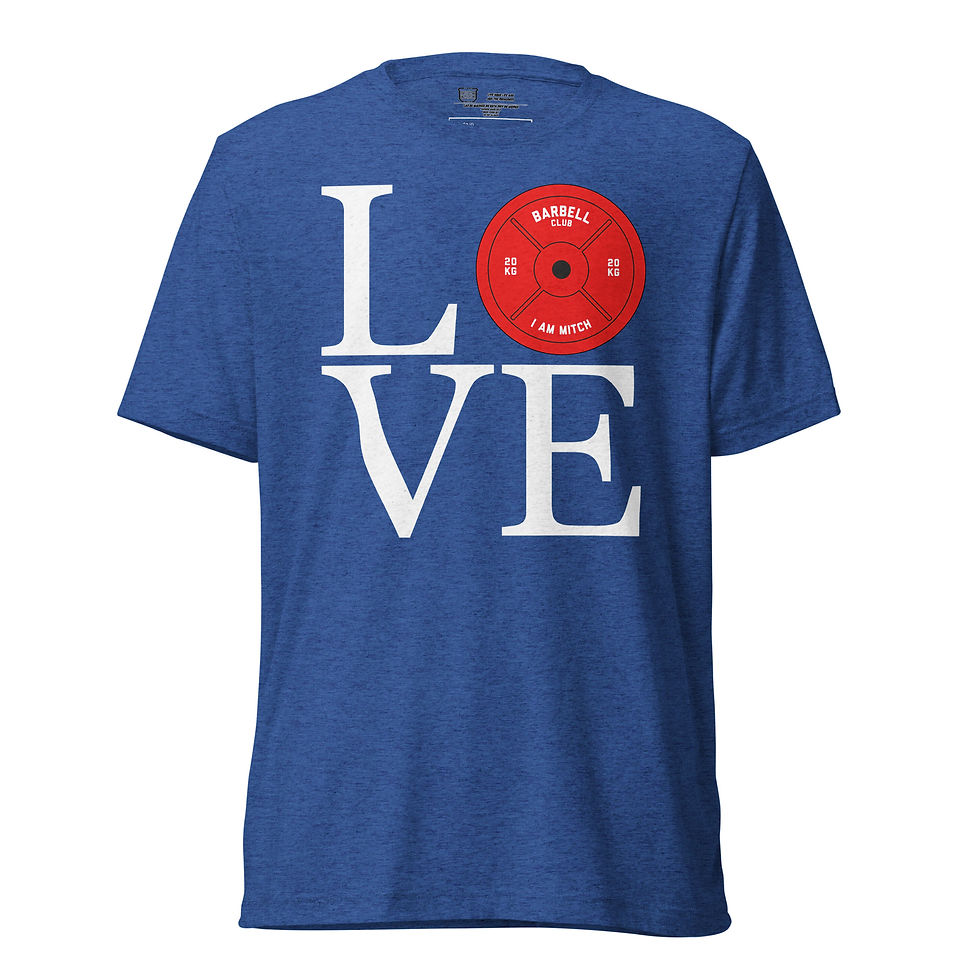 Miniaturbild: LOVE Short sleeve Triblend t-shirt