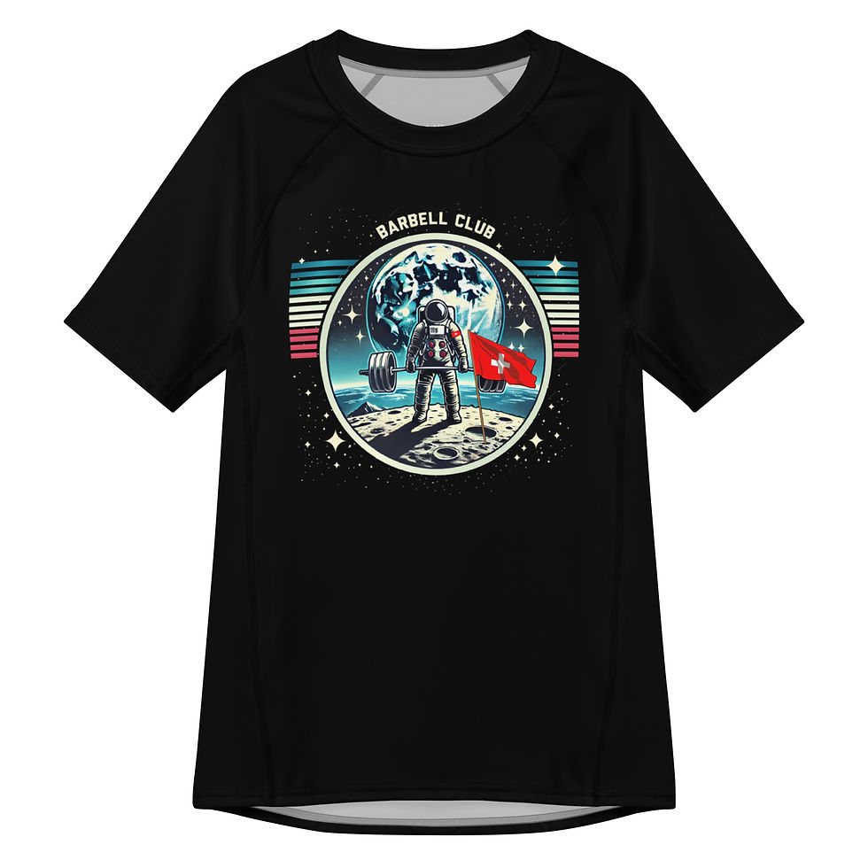 Miniaturbild: Man on moon All-over print men’s rash guard