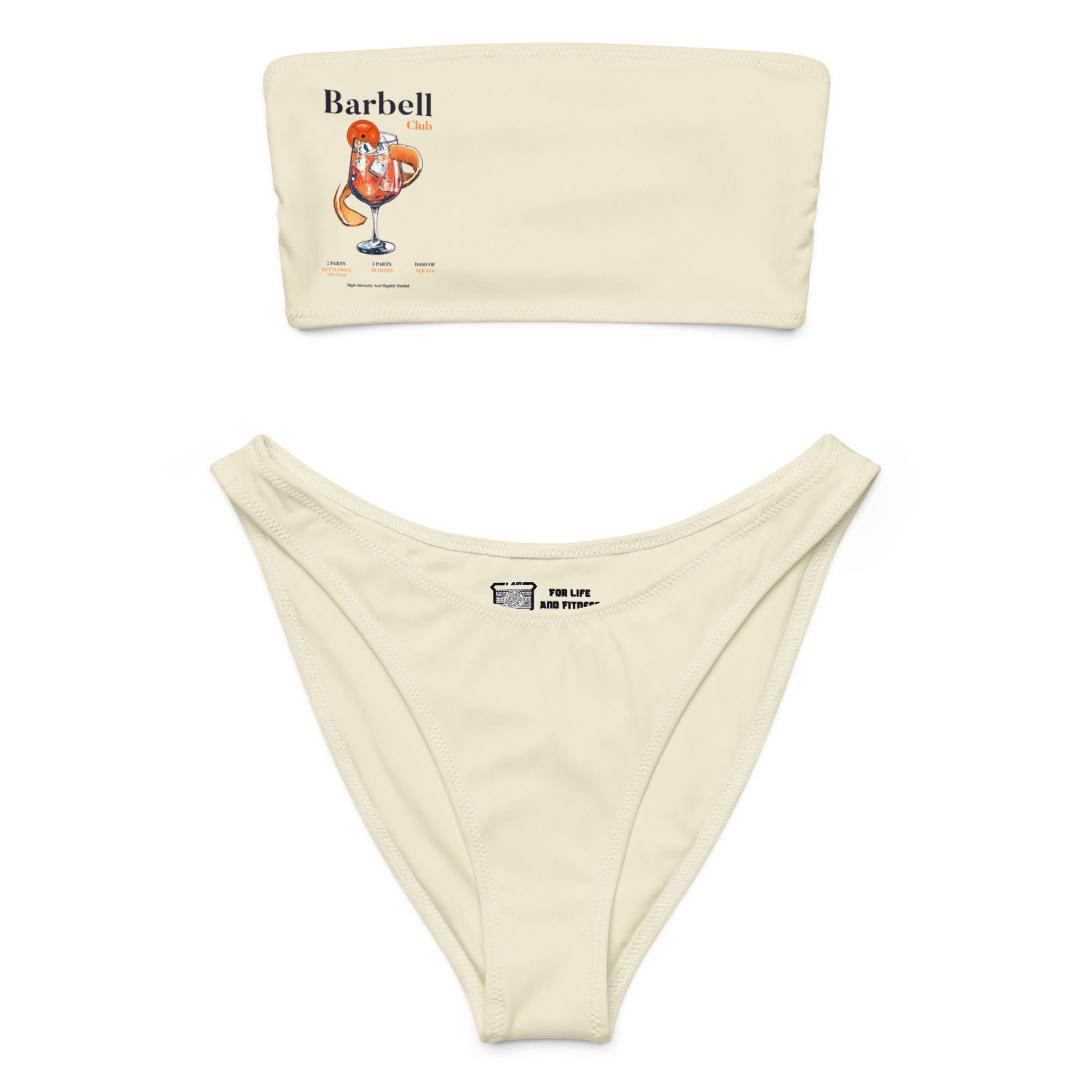 Slightly Painful Recycled bandeau bikini