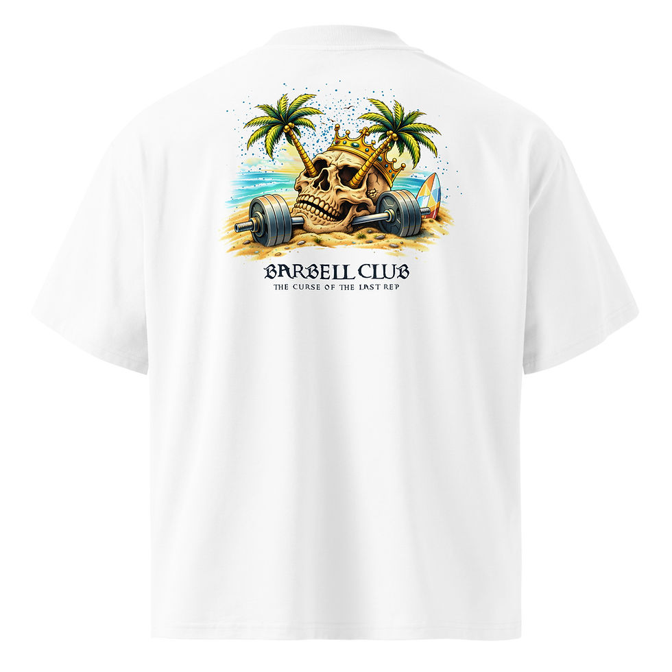 Miniaturbild: The Curse Unisex organic oversized high neck t-shirt