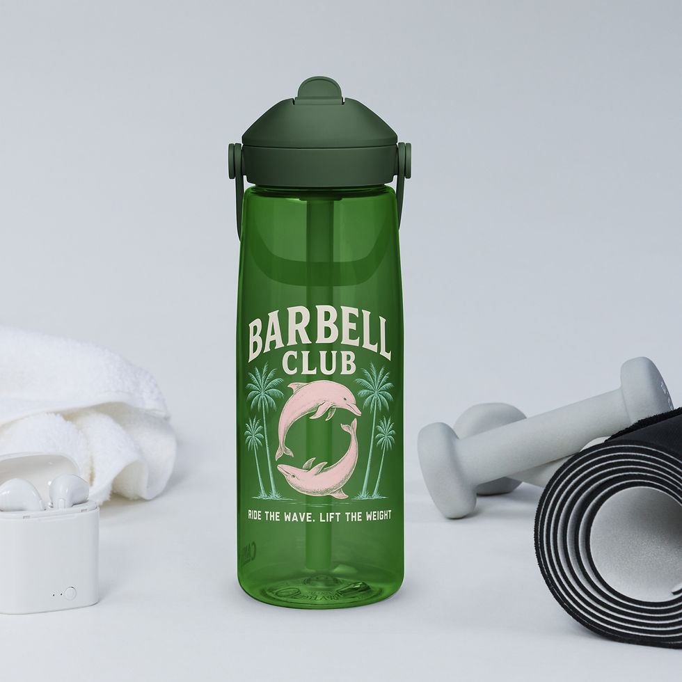 Miniaturbild: Ride the wave Flip straw water bottle