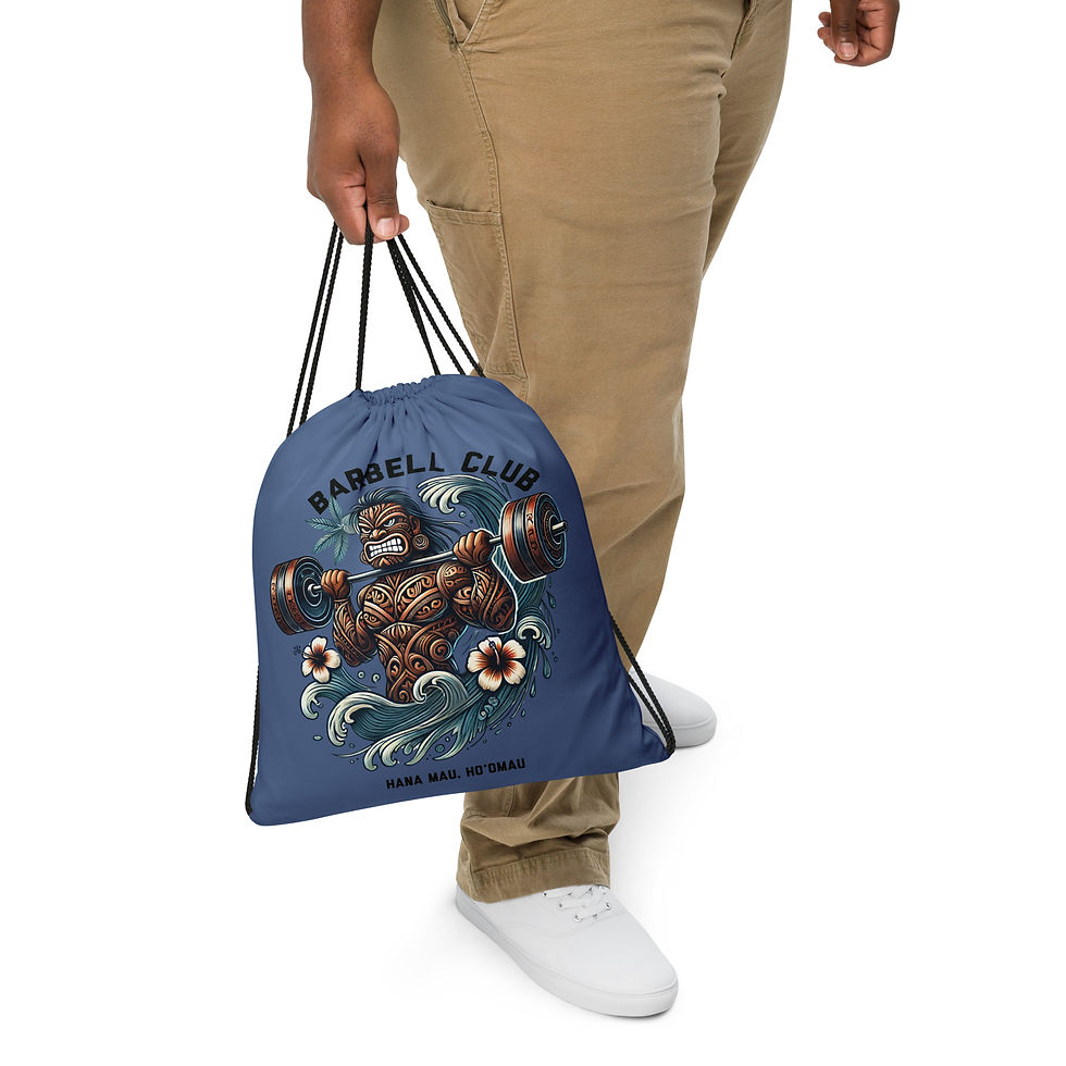 Miniaturbild: Hawaiian Drawstring bag
