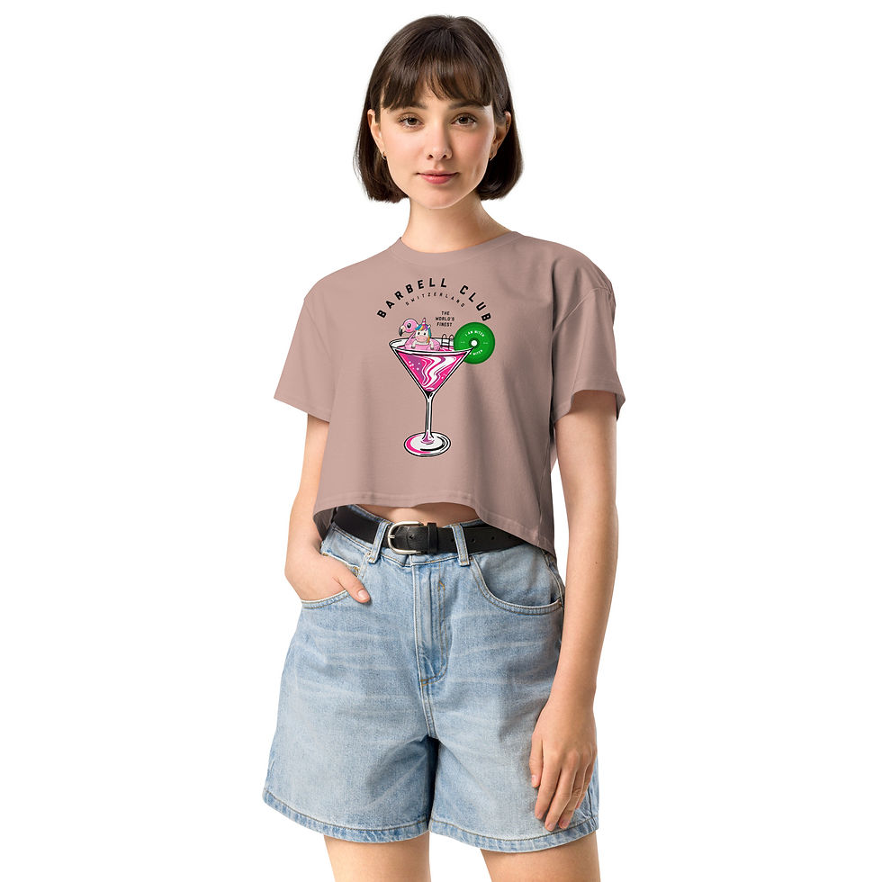 Miniaturbild: Barbell Club Summer Drink Women’s crop top