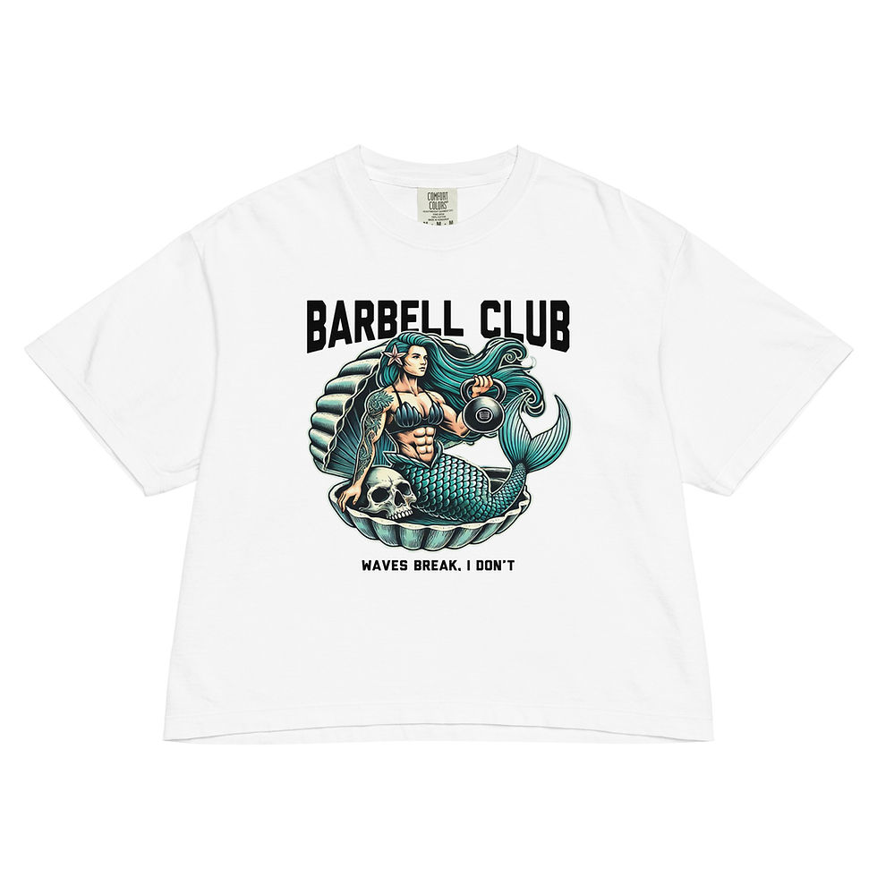 Miniaturbild: Mermaid Women’s heavyweight boxy tee