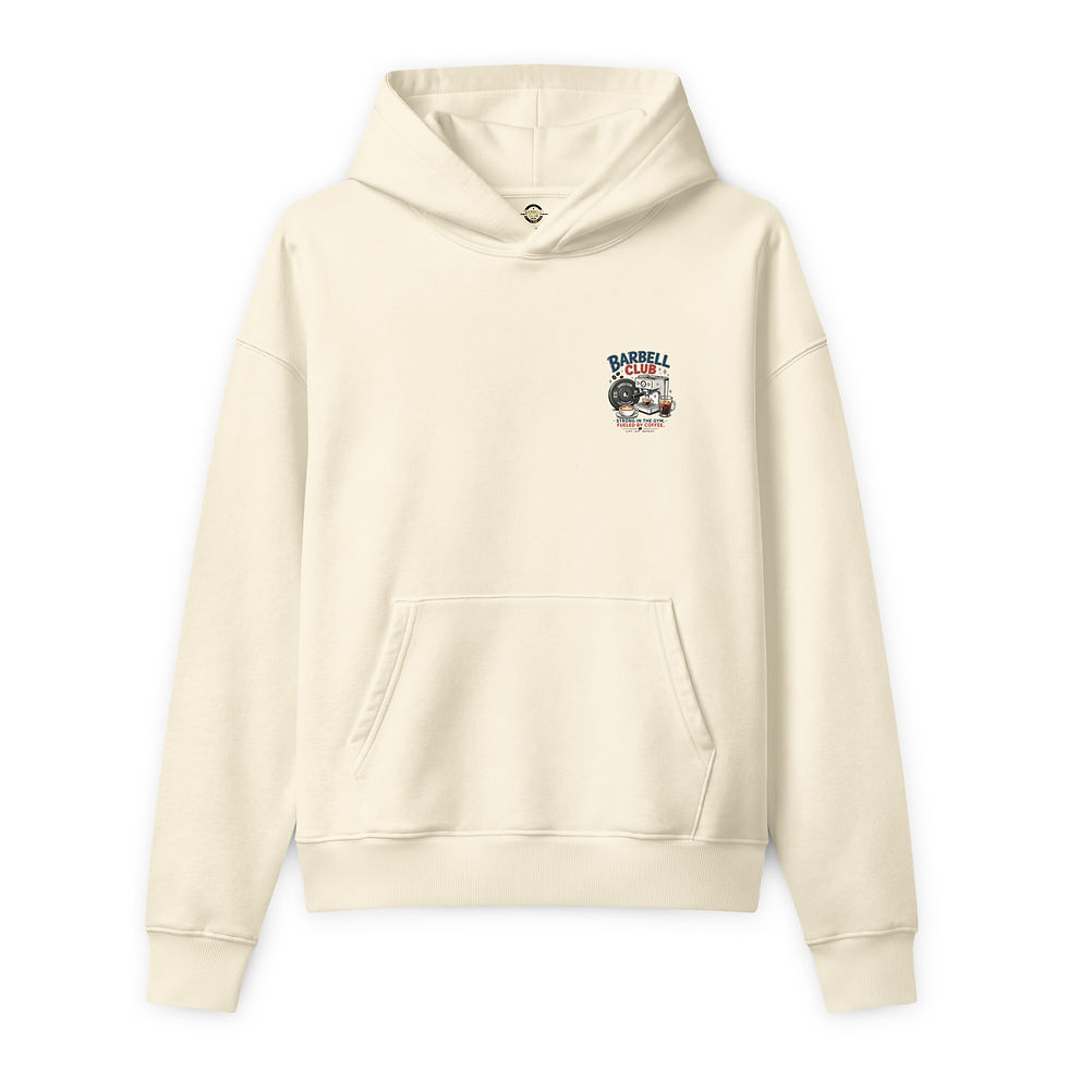 Miniaturbild: Barista Unisex relaxed mid-weight hooded sweatshirt