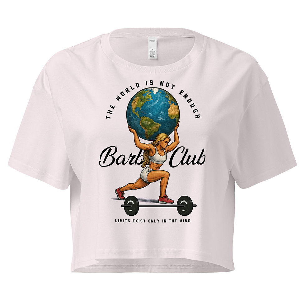 Miniaturbild: The World is not enough Women’s crop top