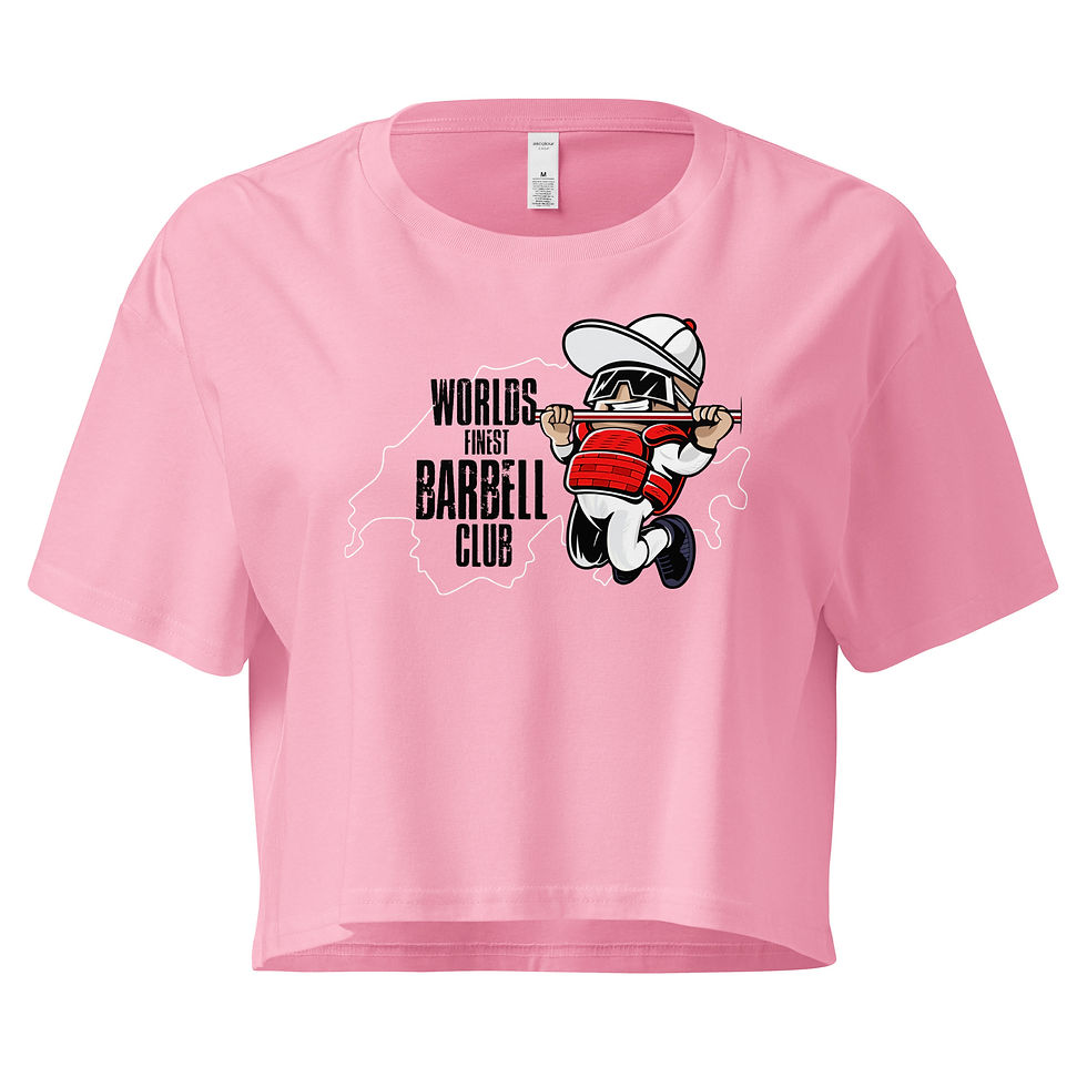 Miniaturbild: Barbell Club Athlete Women’s crop top