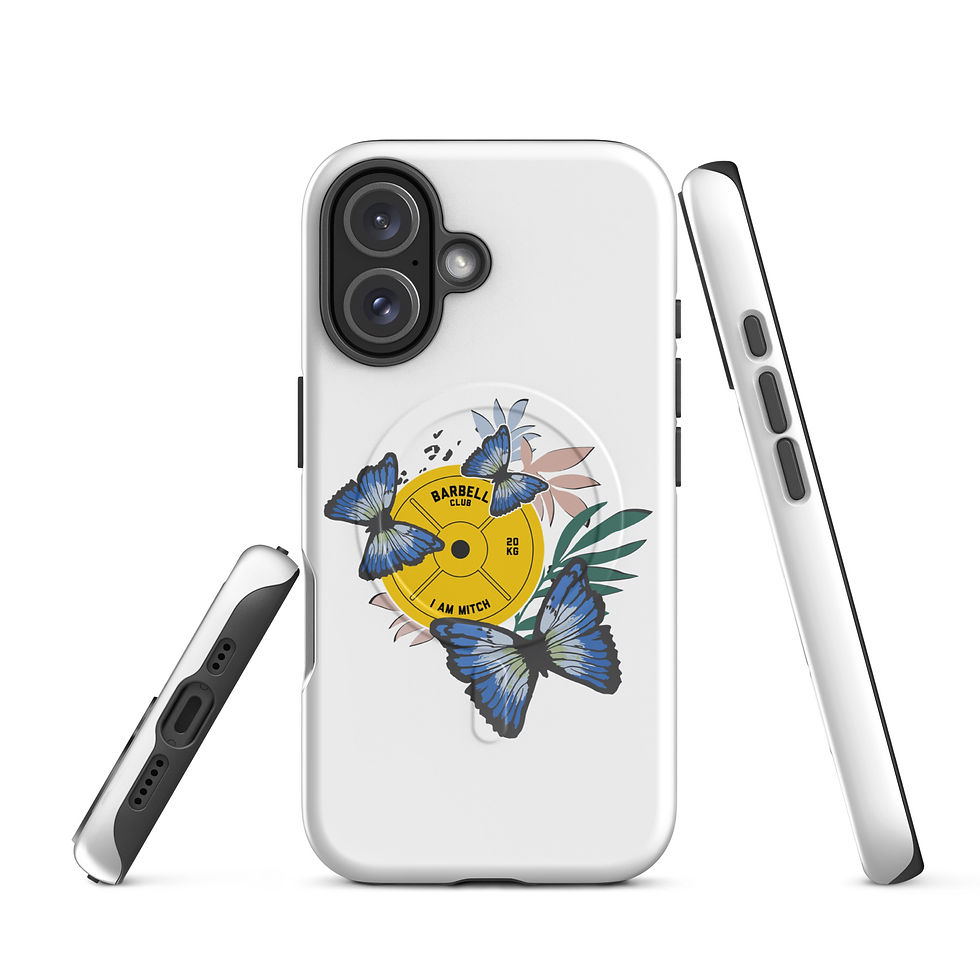 Miniaturbild: Barbell Club Butterfly MagSafe® tough case for iPhone®