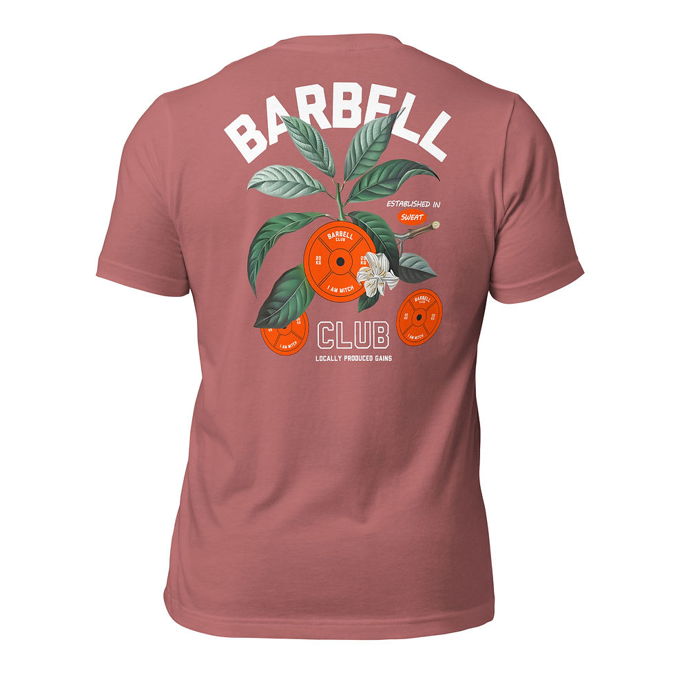 Miniaturbild: Barbell Club Produced Gains Unisex t-shirt