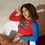 Miniature : Live easy Recycled long-sleeve crop top