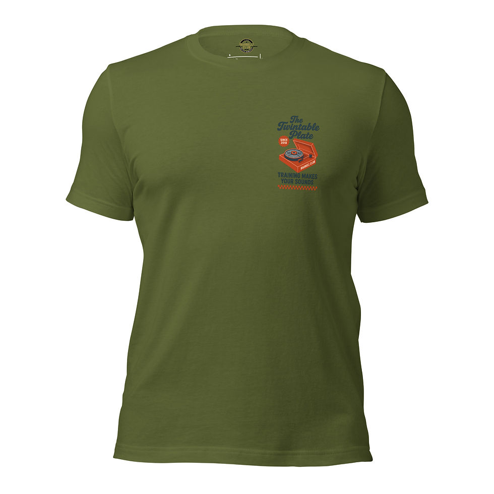 Miniaturbild: Twintable Plate Unisex t-shirt