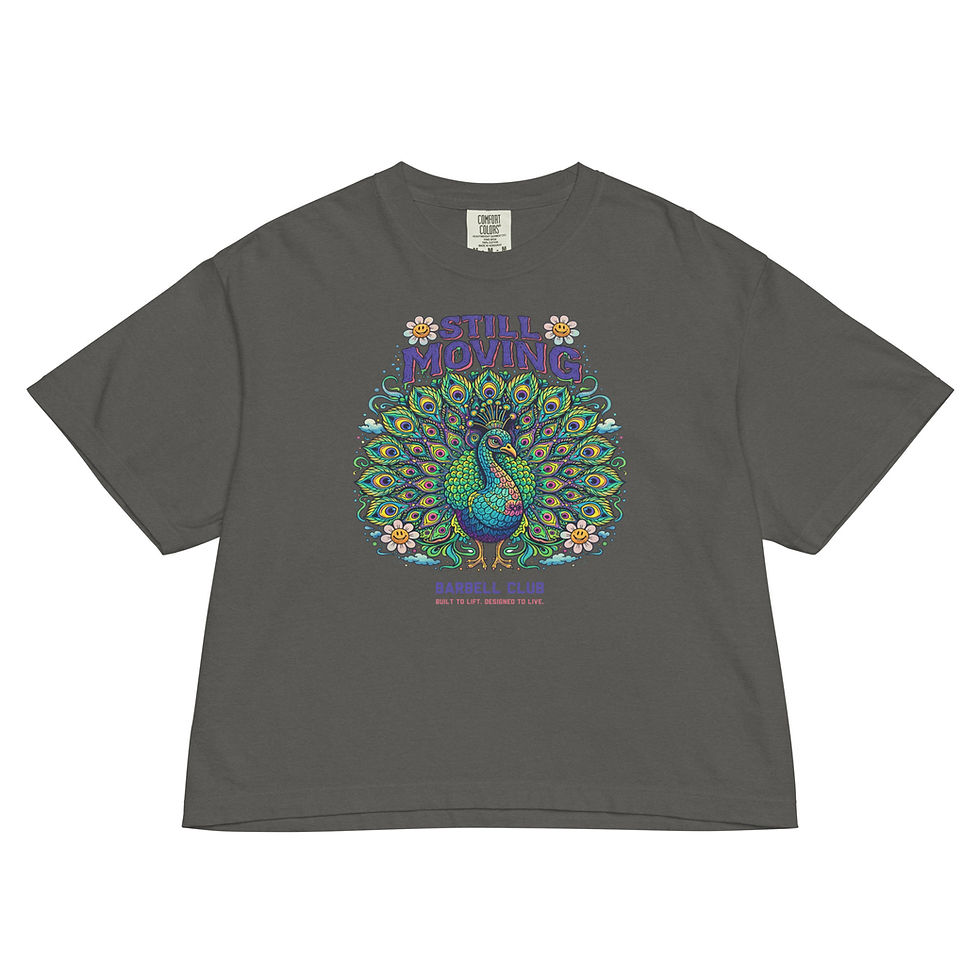 Miniaturbild: Peacock Women’s heavyweight boxy tee
