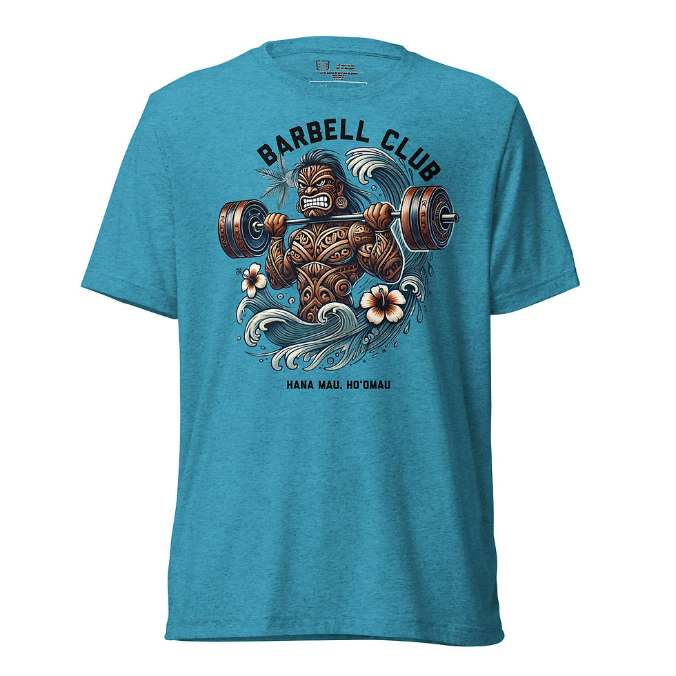Miniaturbild: Hawaiian Short sleeve Triblend t-shirt