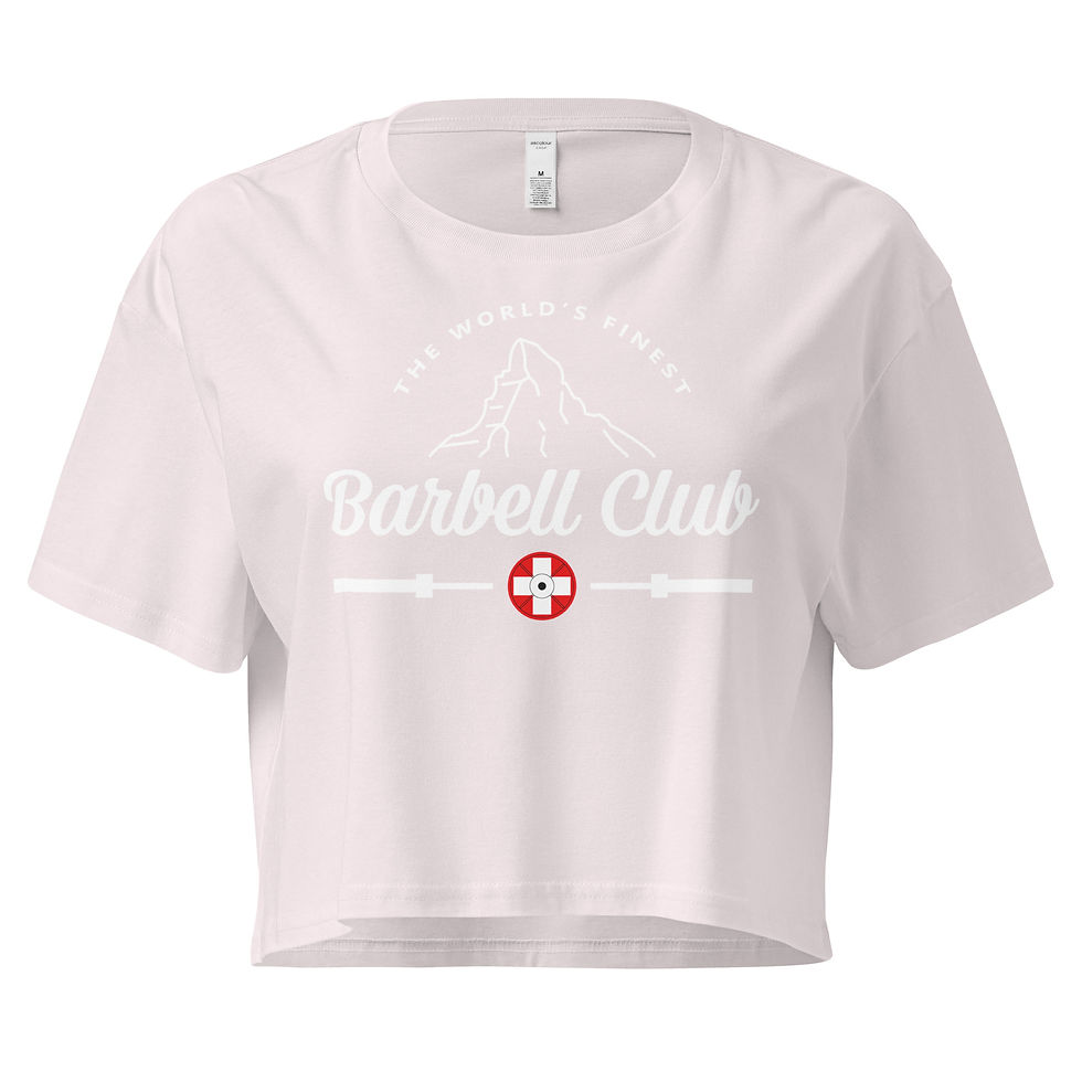 Miniaturbild: Barbell Club the worlds finest Women’s crop top