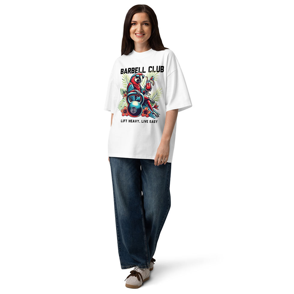 Miniaturbild: Live easy Unisex organic oversized high neck t-shirt