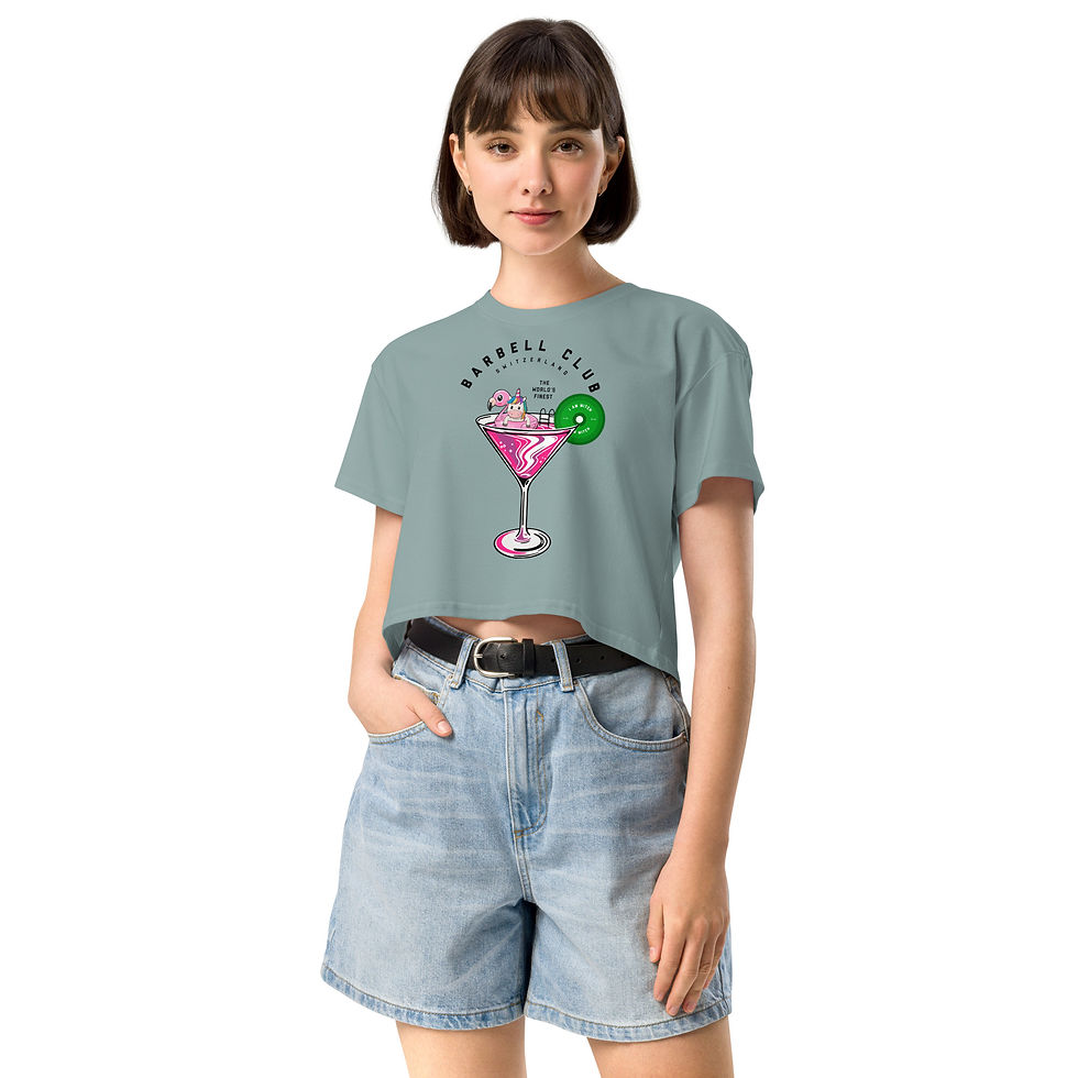 Miniaturbild: Barbell Club Summer Drink Women’s crop top