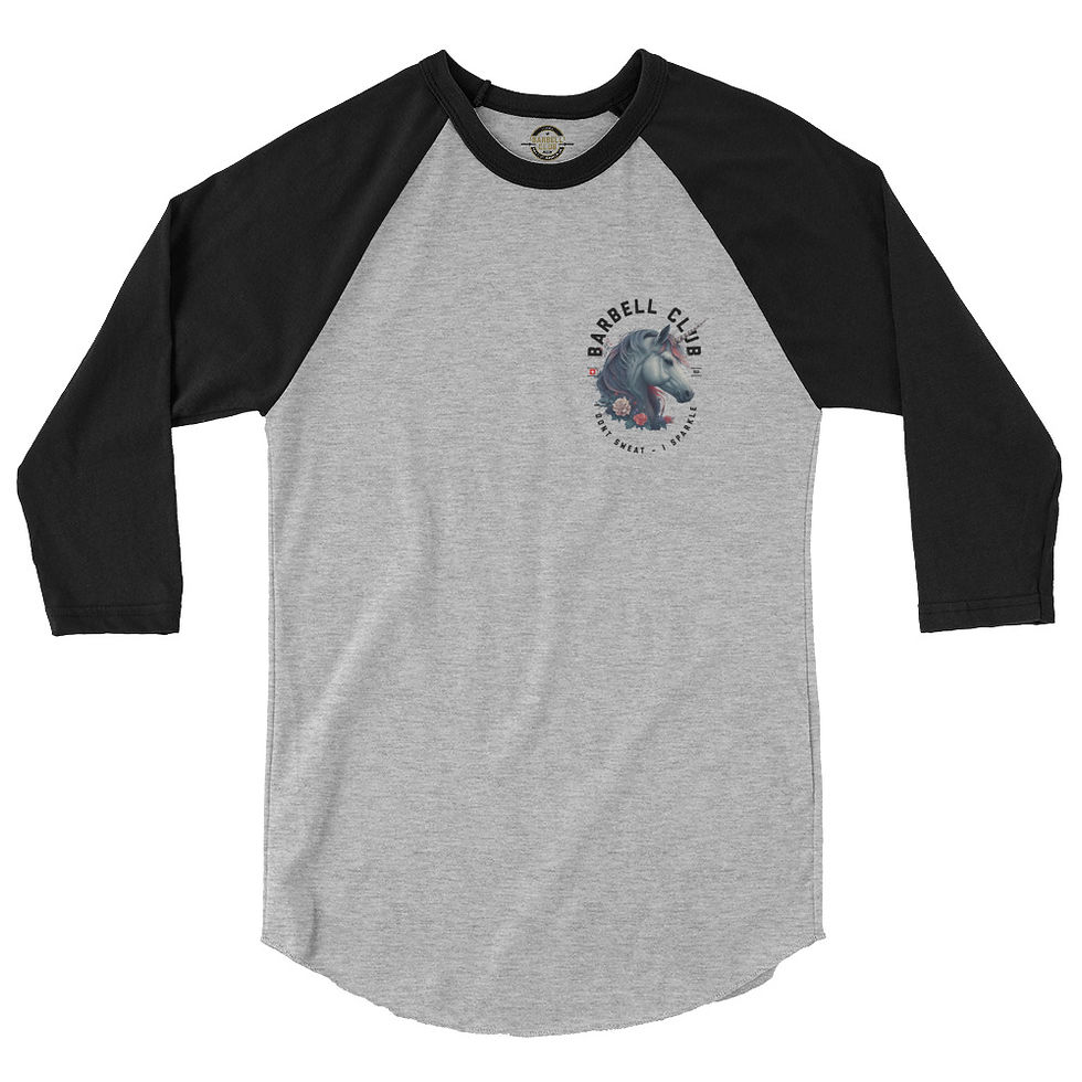 Miniaturbild: Unicorn 3/4 sleeve raglan shirt