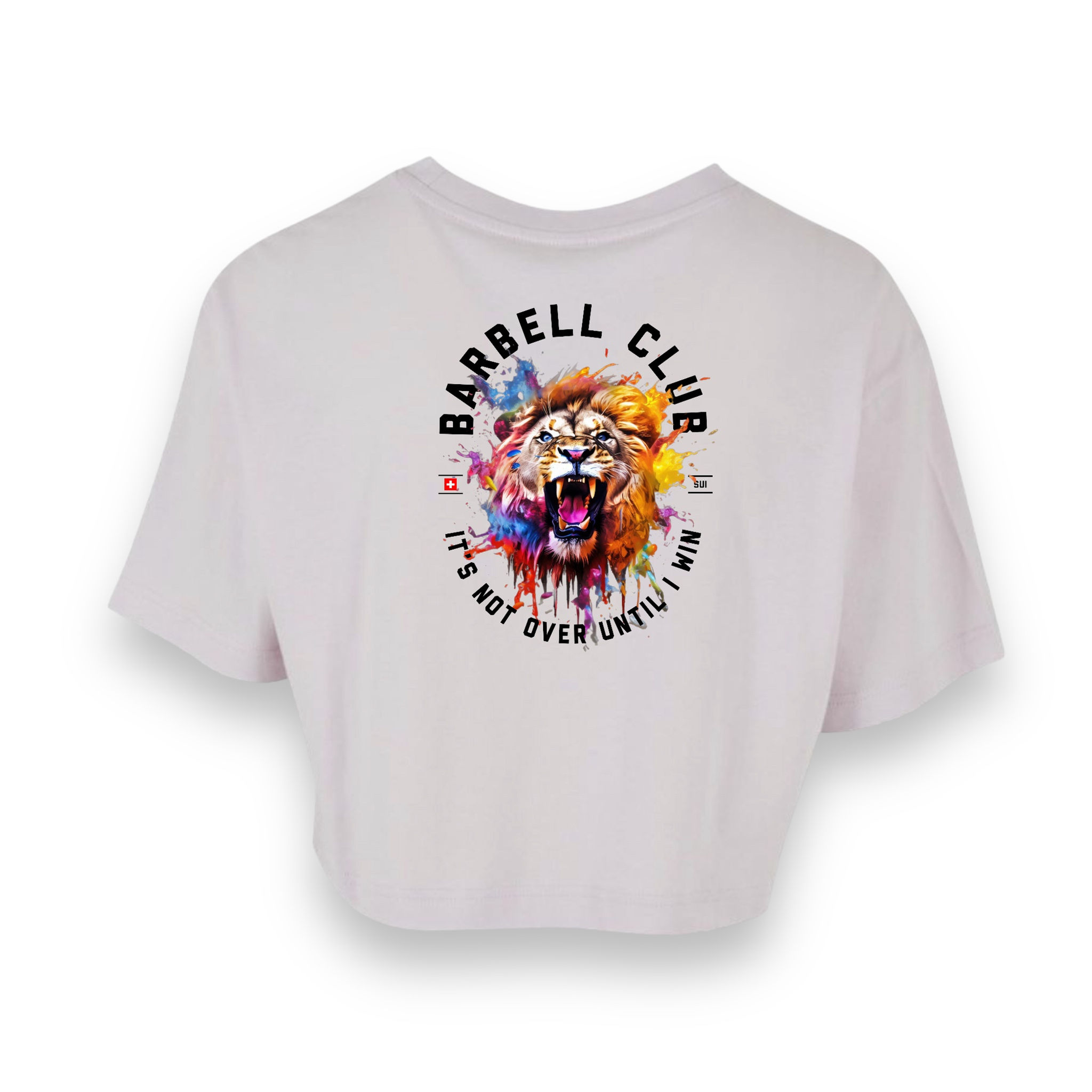 Barbell Club _ Lion oversize Crop Tee