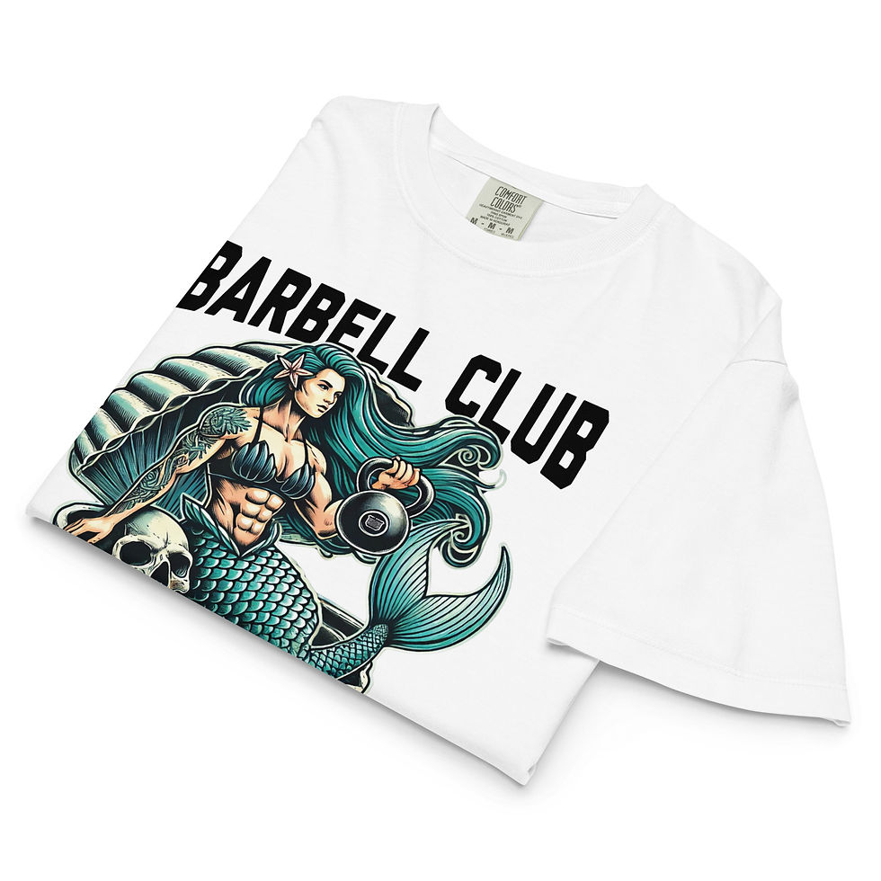 Miniaturbild: Mermaid Women’s heavyweight boxy tee