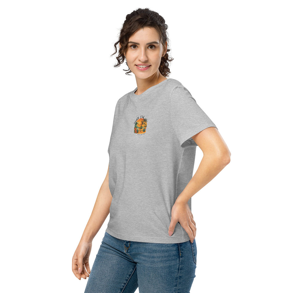 Miniaturbild: Hula Women’s organic ribbed neck t-shirt