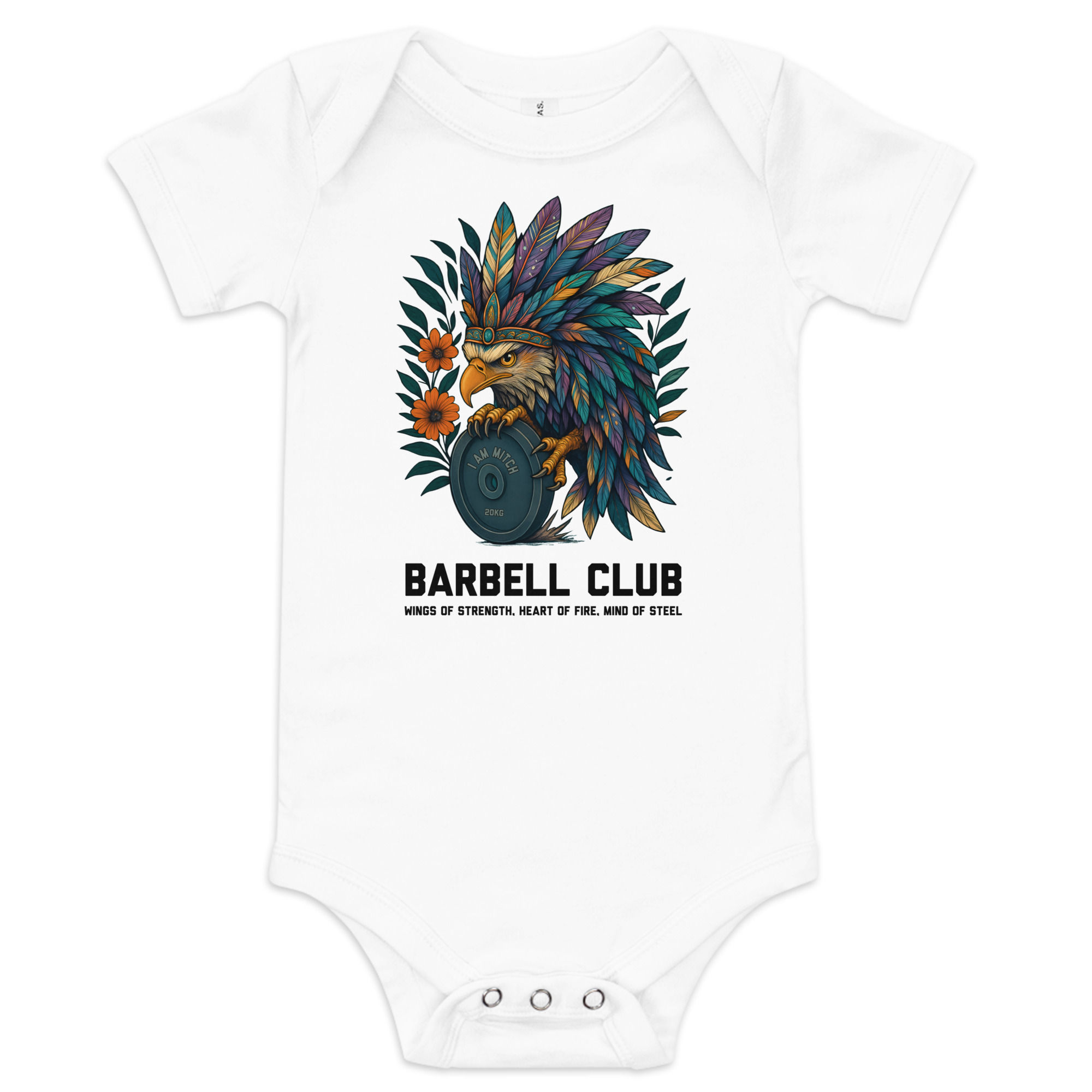 Eagle Baby short sleeve one piece