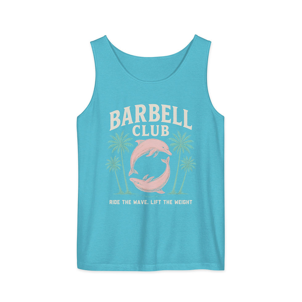 Miniaturbild: Ride the wave Unisex garment-dyed tank top