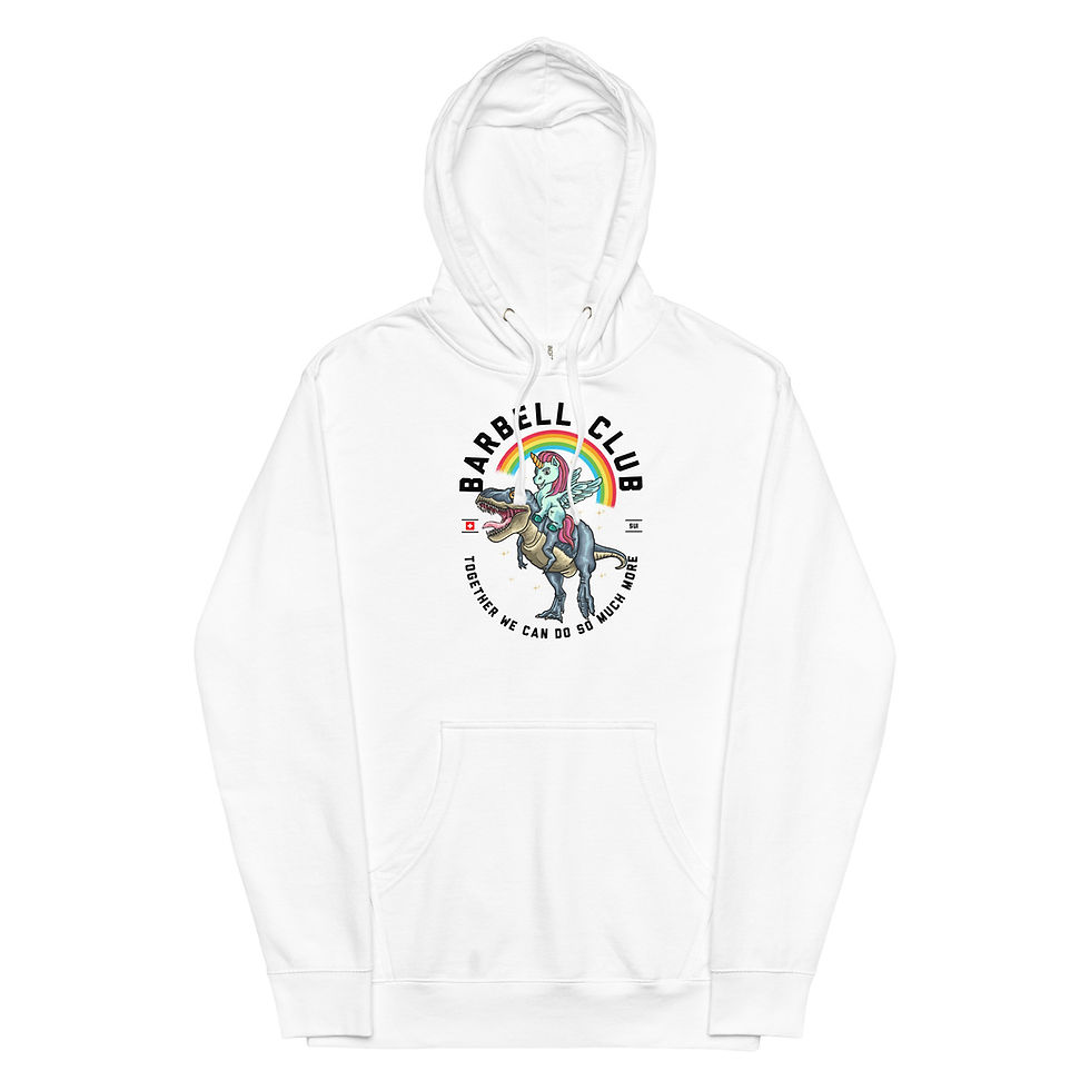 Miniaturbild: Ride a dino Unisex midweight hoodie