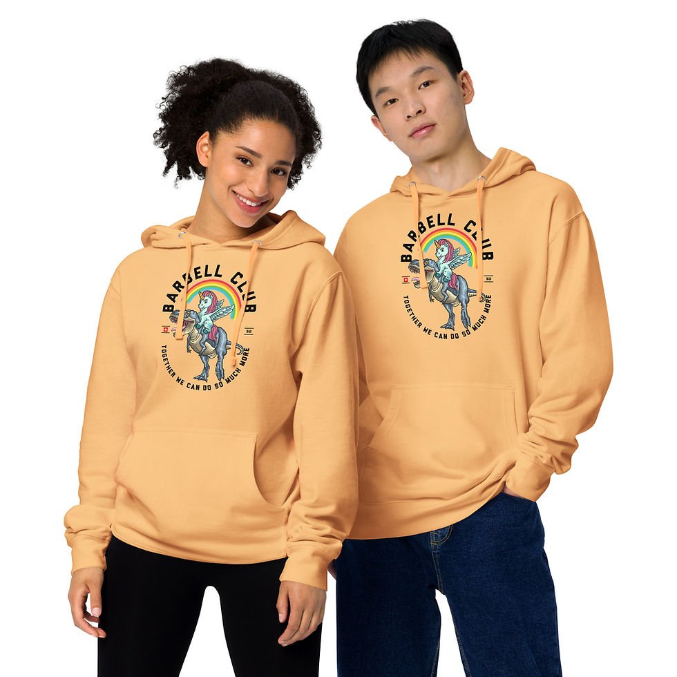 Miniaturbild: Ride a dino Unisex midweight hoodie