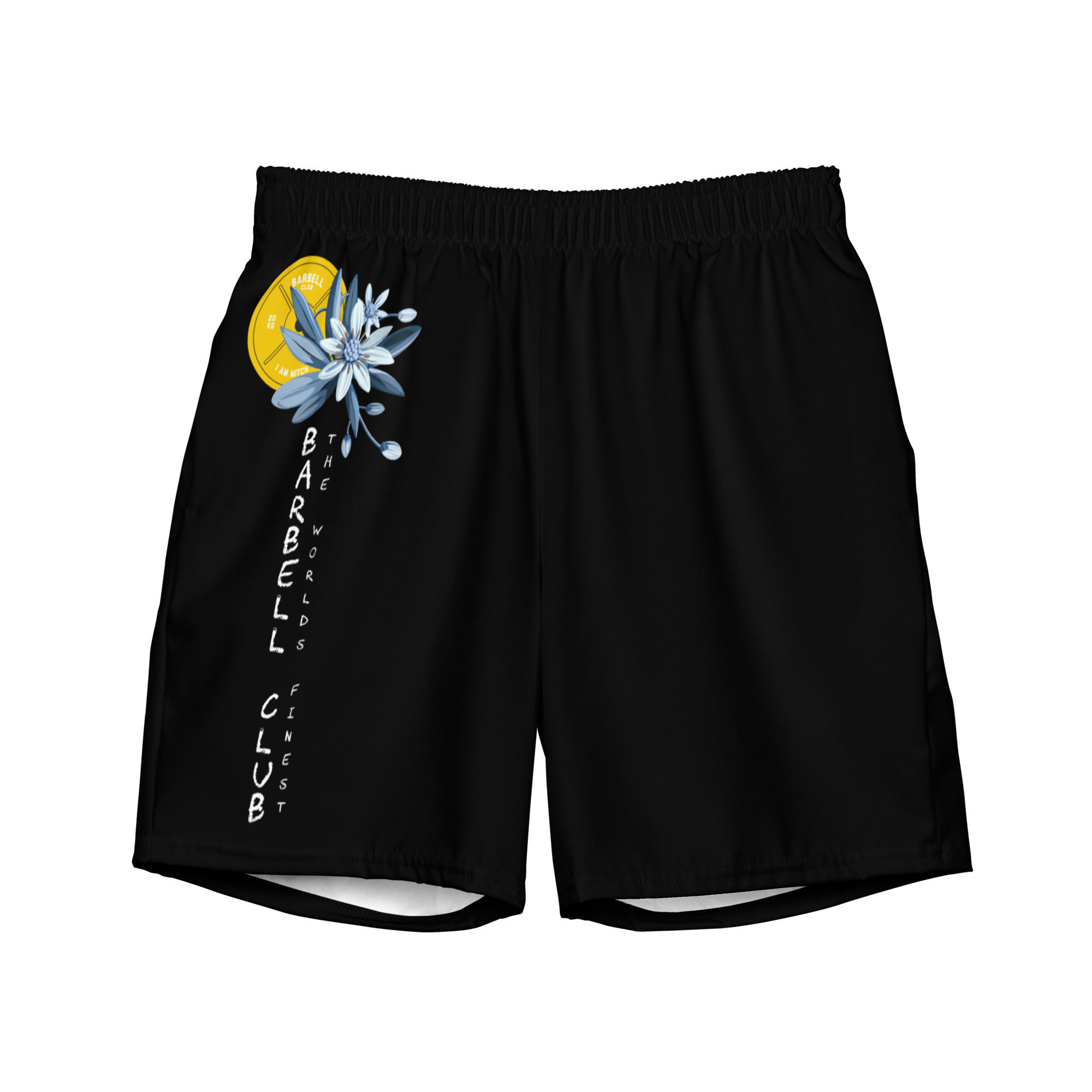 Edelweiss All-Over Print Recycled Swim Trunks