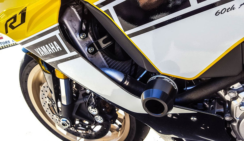 Rx R1 Frame YZF-R1 15 - 23 Frame Mounted Crash Bobbins | Cane Industries