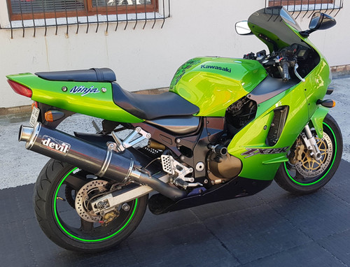 ガニー Kawasaki ZX12R 1200 Ninja 2006 decals - black color model