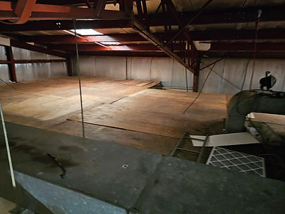 barn clean-out after
