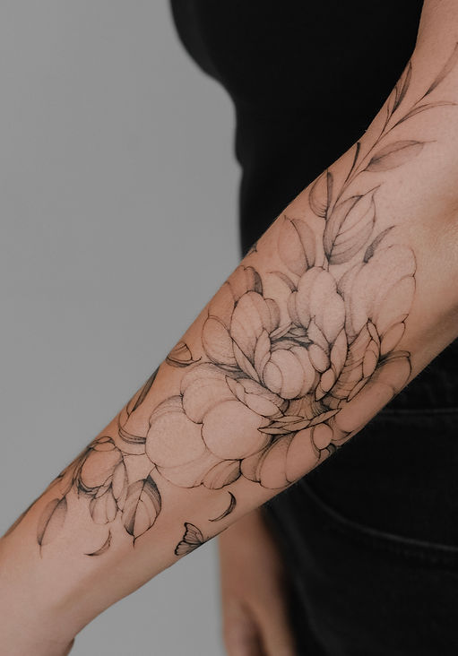 Fine line peonies