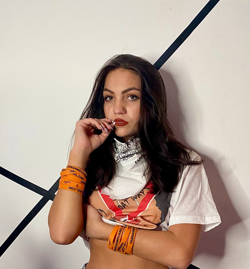 Thumbnail: EXCLUSIVE SIGNED FARЯAH BANDANA IN WHITE