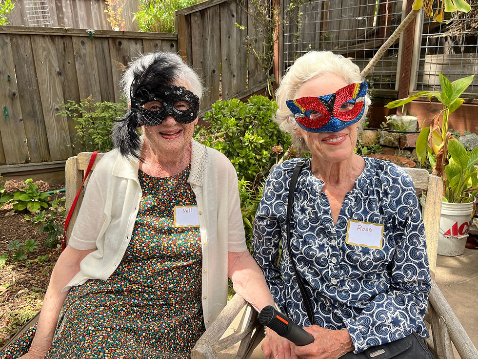 ‘Nell Port’ and ‘Rose Solomon’ at a Friends of the Kensington Library event
