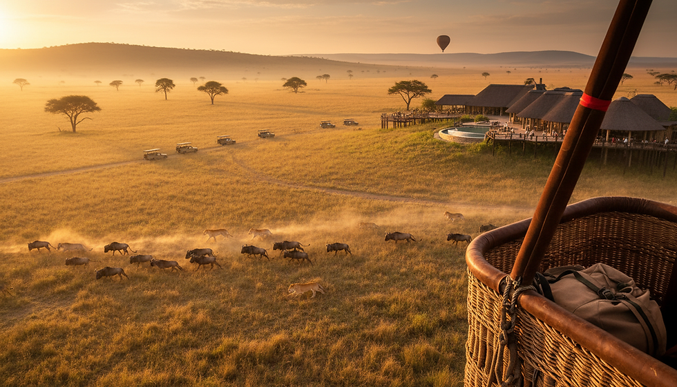 Balloon Safari Experiences: Hot Air Balloon Safaris - A Sky High Adventure