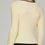 Thumbnail: Long sleeve sweetheart neck sweater top