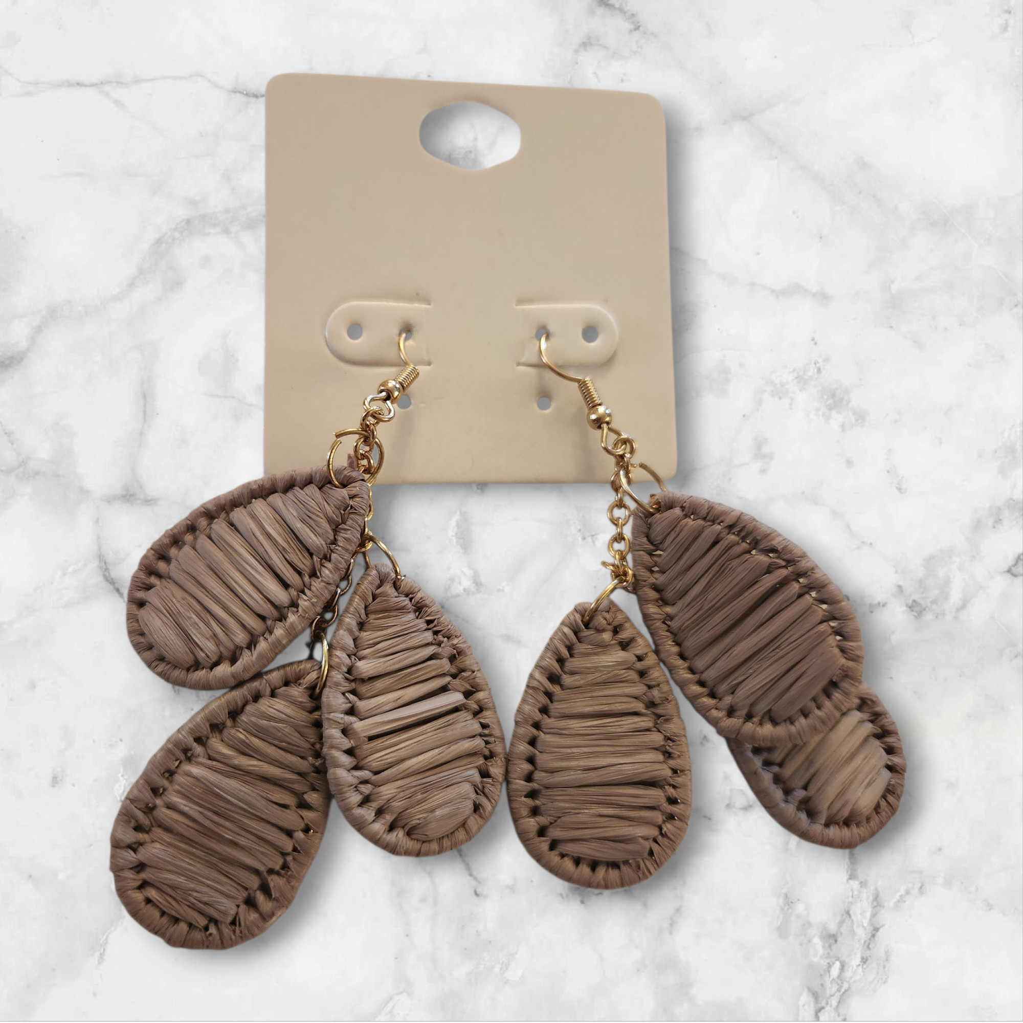 Woven Dangle Earrings