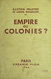 Couverture du livre "Empires ou colonies ?"
