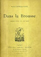 Couverture du livre "Dans la brousse"