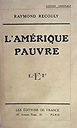 Couverture du livre "L'Amérique pauvre"