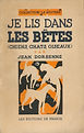 Couverture du livre "Je lis dans les bêtes"